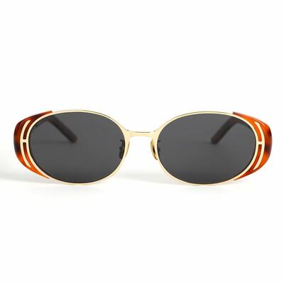 Lewis Lunettes de soleil Ovales Écaille