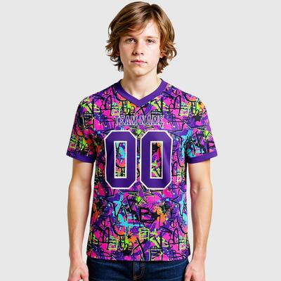 Boutique Graffiti Football Kits Hand-Painted Designs & Premium Mesh For the Fashion-Forward Player