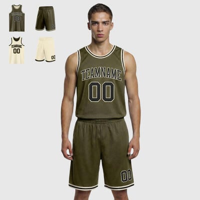 Custom Reversible Basketball Suit - Breathable Fabric for Rec Leagues & Casual Matches