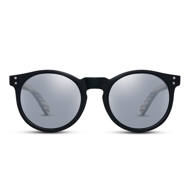 Dynamics Gray Round Sunglasses