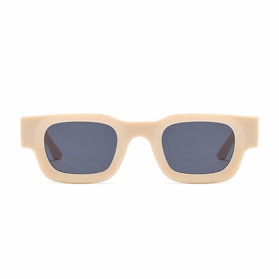 Croquet Beige Square Sunglasses