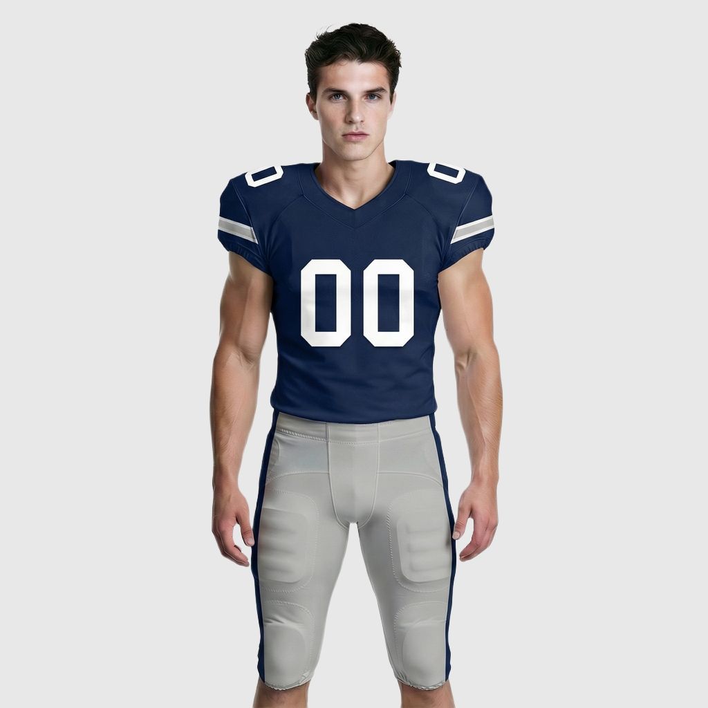 Custom Wholesale American Football Jersey for Amateur Team - Name Number & Logo