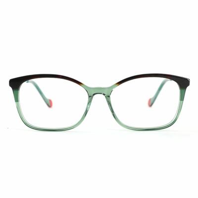 Wilcox Green Rectangle Glasses