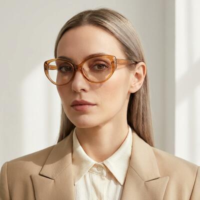 Joan Lunettes Cat Eye Orange