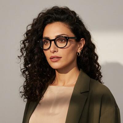 Daisy Black Round Glasses