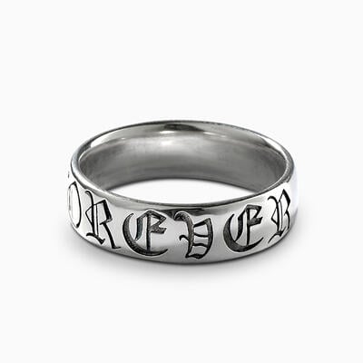 Jeulia "Forever" Sterling Silver Band