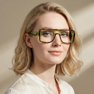 Richardso Grüne Pilot Brille