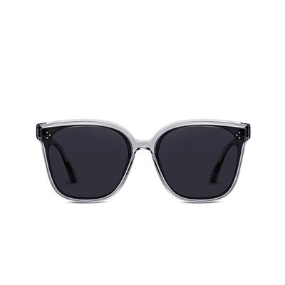 Jeulia "Statement" Square Grey Polarized Unisex Sunglasses