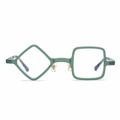 Van Green Square Glasses
