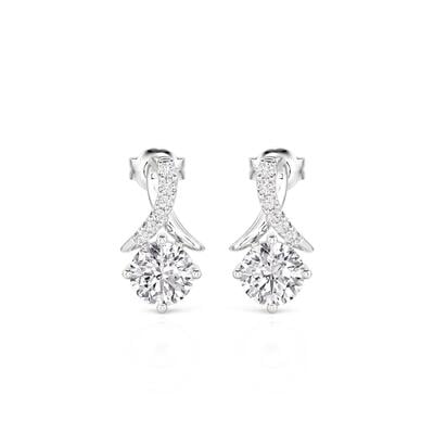 Jeulia Custom Classic Round Birthstone Stud Earrings