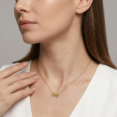 "Yes for You" Marquise Cut Necklace