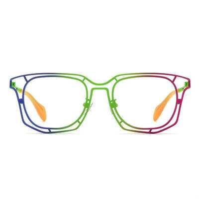 Whit Grüne Quadratische Brille