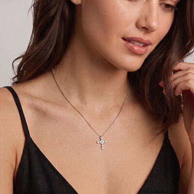 "Heart to Faith" Cross Necklace