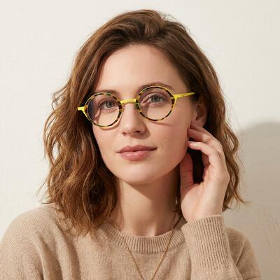 Occam Gelbe Runde Brille