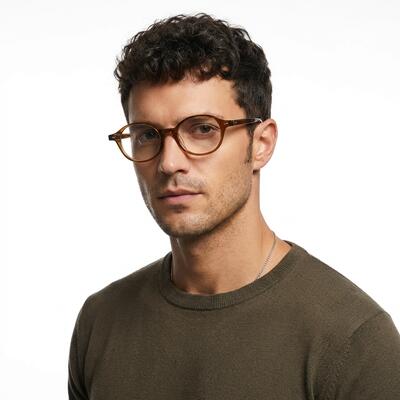 Dick Brown Oval Glasses