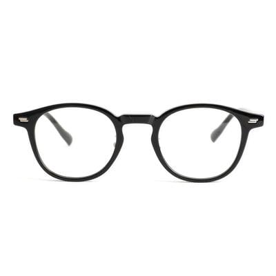 Maxine Schwarze Runde Brille