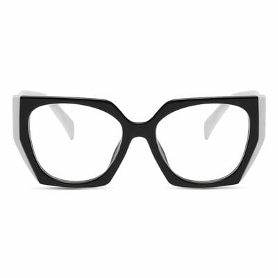 Hedda Black Square Glasses