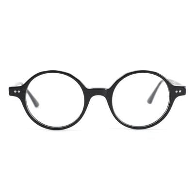Sander Schwarze Runde Brille