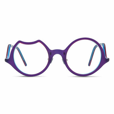 Audition Purple Round Glasses