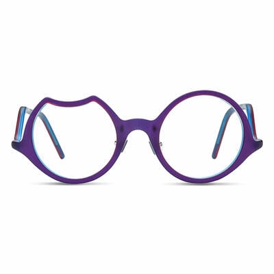 Audition Purple Round Glasses