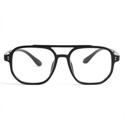 Gordon Schwarze Pilot Brille