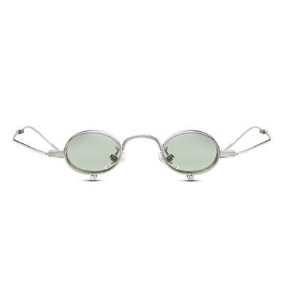 Jeulia "Colorful Youth" Round Green Polarized Small-sized Women's Sunglasses
