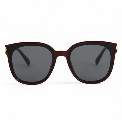 Leo Red Square Sunglasses