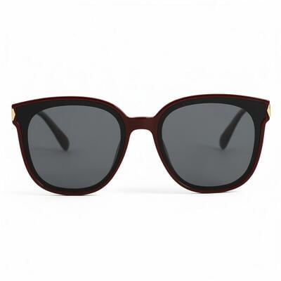 Leo Red Square Sunglasses