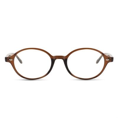 Winifred Lunettes Ovales Marron
