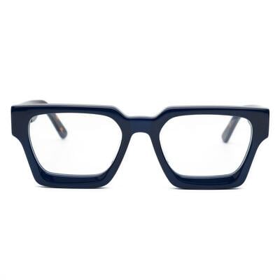 Myers Lunettes Carrées Bleues