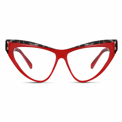 Henry Red Cat Eye Glasses