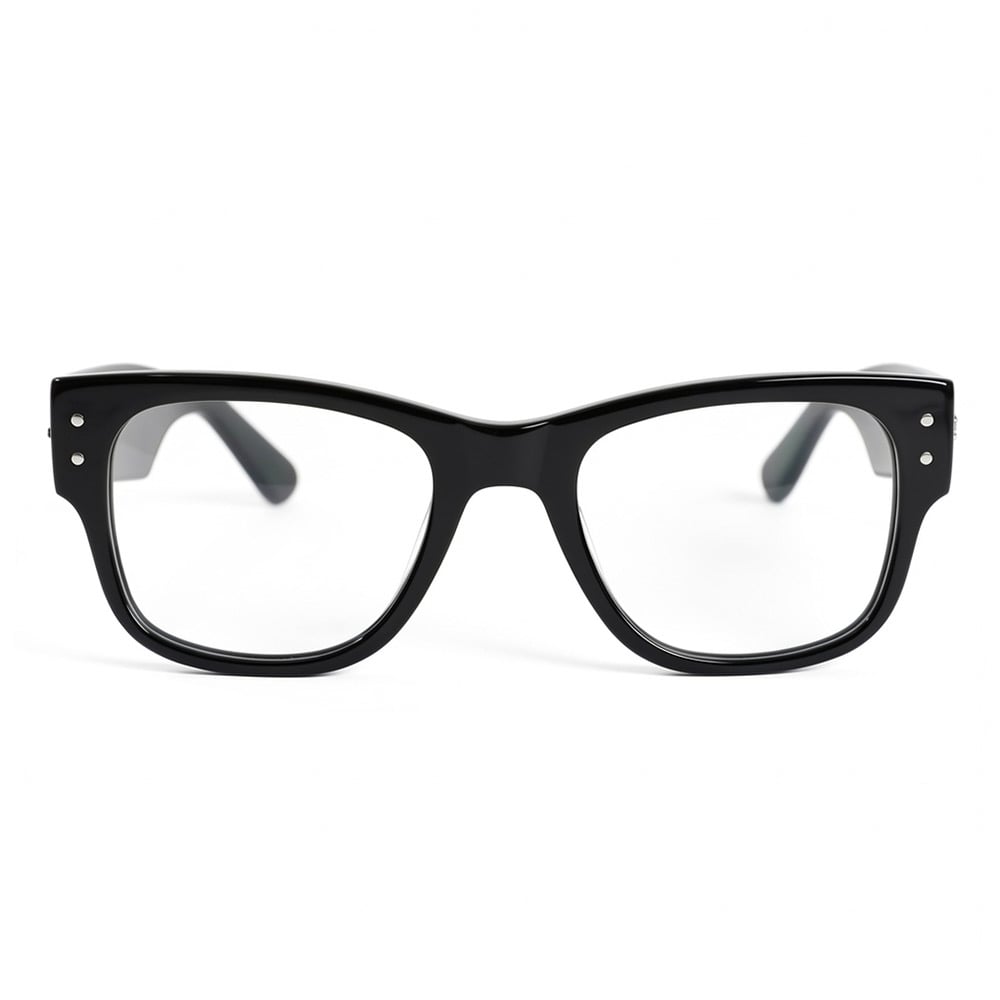 Simmons Black Square Glasses