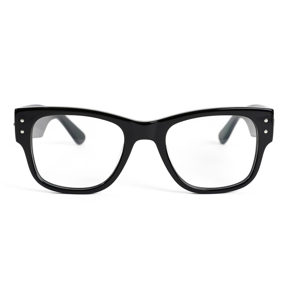 Simmons Black Square Glasses