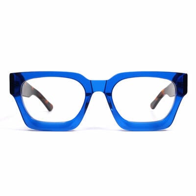 Petor Blue Square Glasses