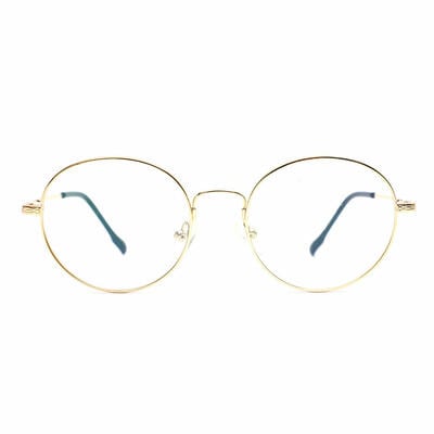 Evan Gold Round Glasses