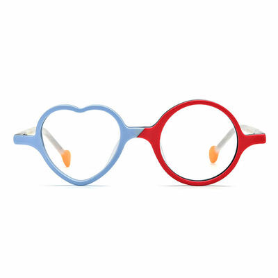 Jeremy Red Round Glasses