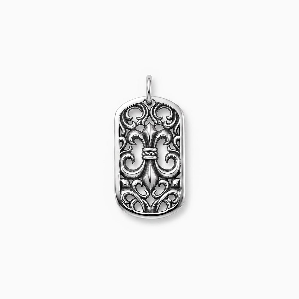 "Ash & Vine" 925 Silver Men's Pendant