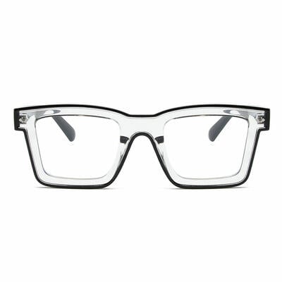 Bronte Black Square Glasses
