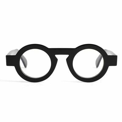 Meroy Black Round Glasses