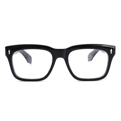 Carpenter Black Rectangle Glasses