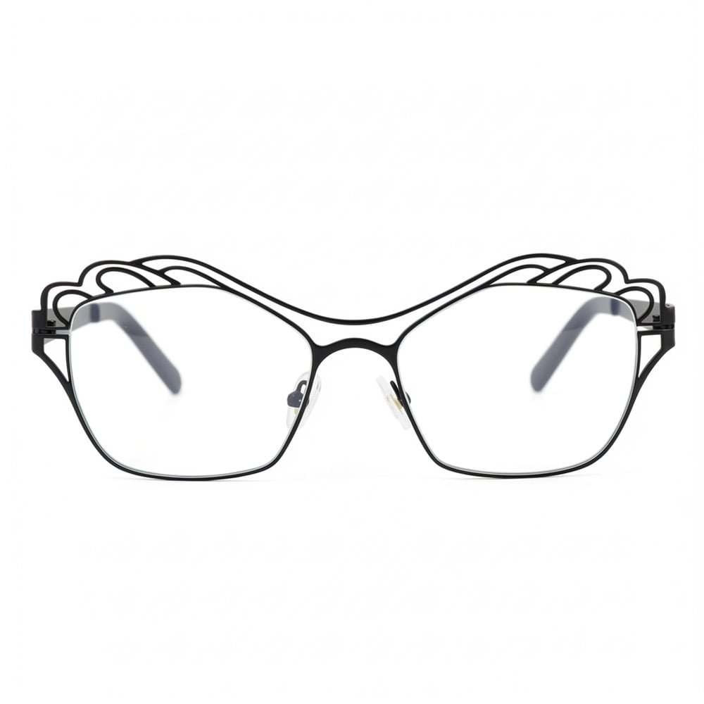 Sylvia Black Cat Eye Glasses