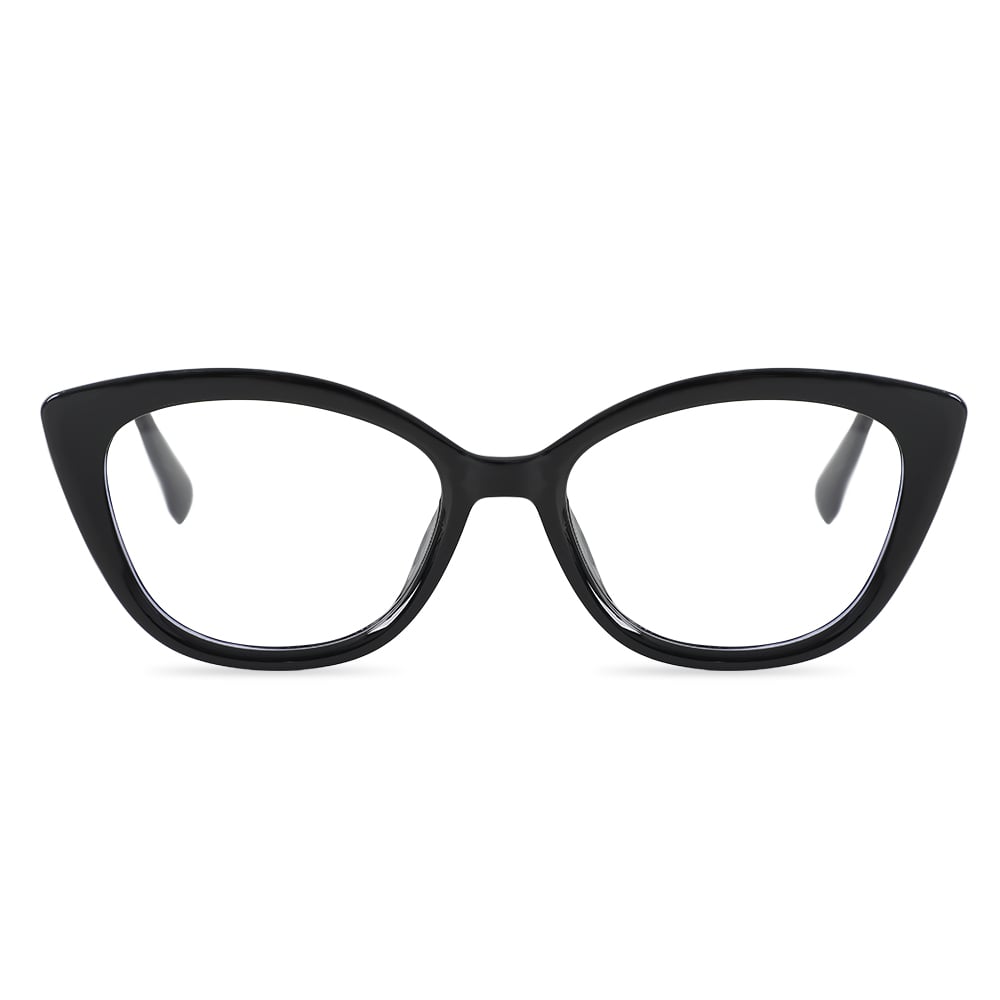 Bertina Black Cat Eye Glasses