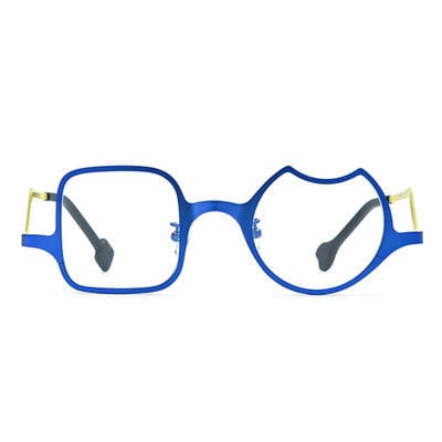 Randy Blue Square Glasses