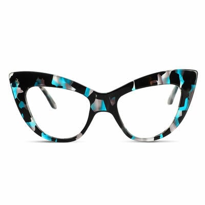 Natividad Green Cat Eye Glasses