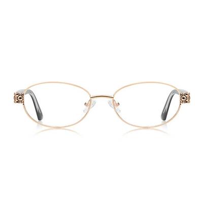 Scripps Gold Oval Glasses
