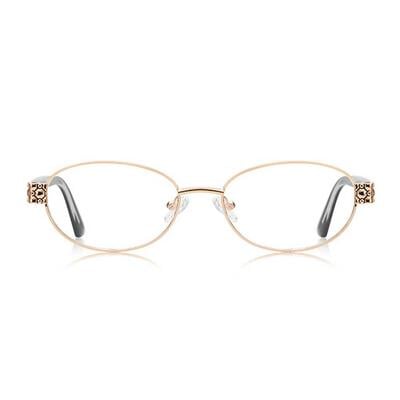 Scripps Gold Oval Glasses
