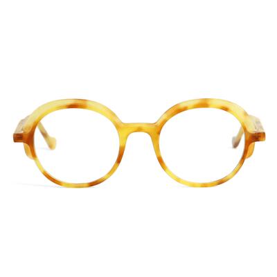 Sawyer Yellow Round Glasses