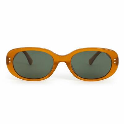 Howard Orange Rectangle Sunglasses