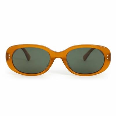 Howard Orange Rectangle Sunglasses