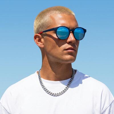 Leif Lunettes de soleil Rondes Noires